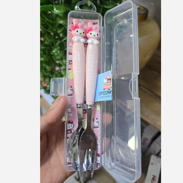 قاشق و چنگال کودک فانتزی طرح استیج