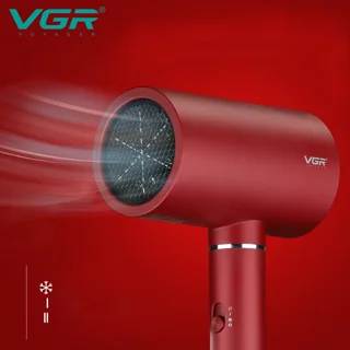 تصویر سشوار حرفه‌ای وی جی آر مدل VGR V-431 با موتور DC، توان 1800 وات و فناوری تولید یون