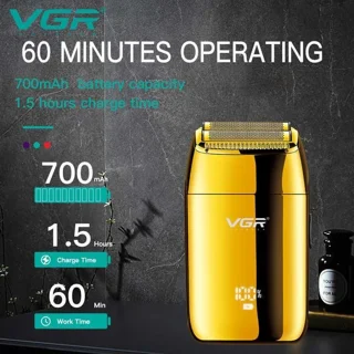 ماشین اصلاح صفرزن وی جی آر مدل VGR V-399 با تیغه فویلی دوگانه