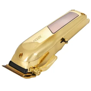 ماشین اصلاح سر و صورت VGR مدل V-278 حرفه‌ای شارژی با نمایشگر دیجیتال