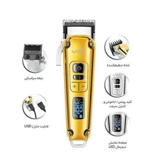 ماشین اصلاح سر و صورت وی جی آر مدل V-006