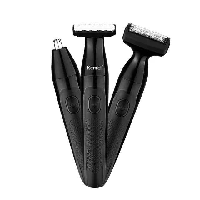 Kemei KM-114 3-in-1 Electric Shaver & Grooming Trimmer