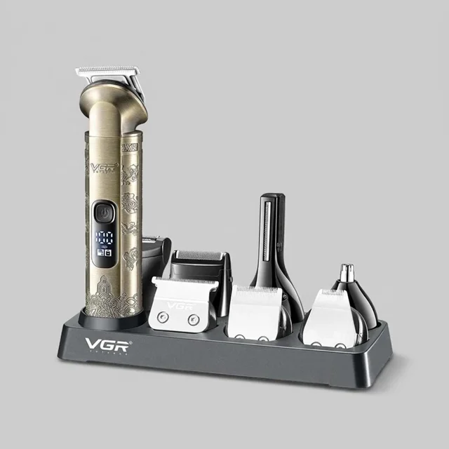 ماشین اصلاح ۸ کاره VGR مدل V-110، ست اصلاح مو، صورت و بدن