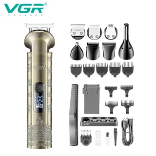 ماشین اصلاح ۸ کاره VGR مدل V-110، ست اصلاح مو، صورت و بدن
